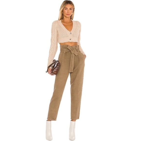 BlankNYC | Women’s Sand Storm Paperbag Ankle Pants Size 24 NWT - Picture 1 of 10